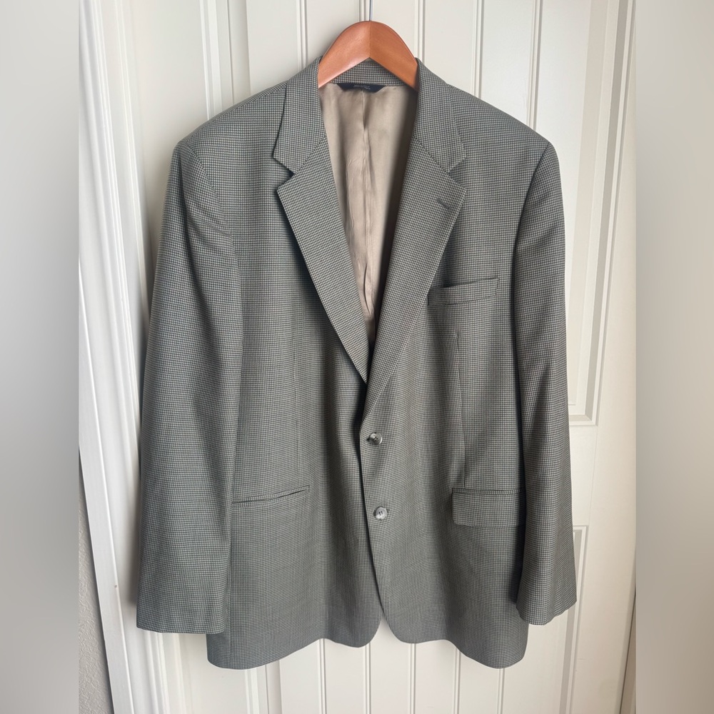 Brooks Brothers Blazer: Made in USA appr 42L/44L Jacket – 100% Worsted Wool